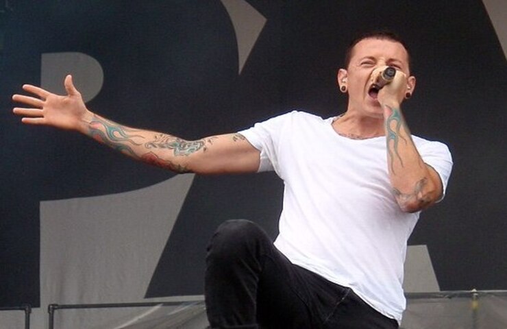 Chester Bennington sul palco